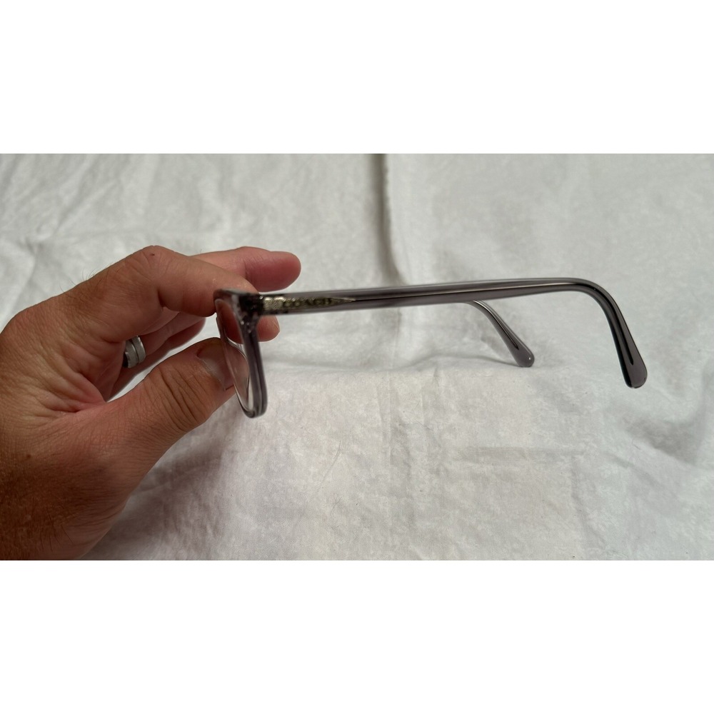 Coach HC6139U HC 6138U 5176 Transparent Grey Eyeglasses;‎ 53/15/140 FRAMES ONLY - Picture 4 of 8